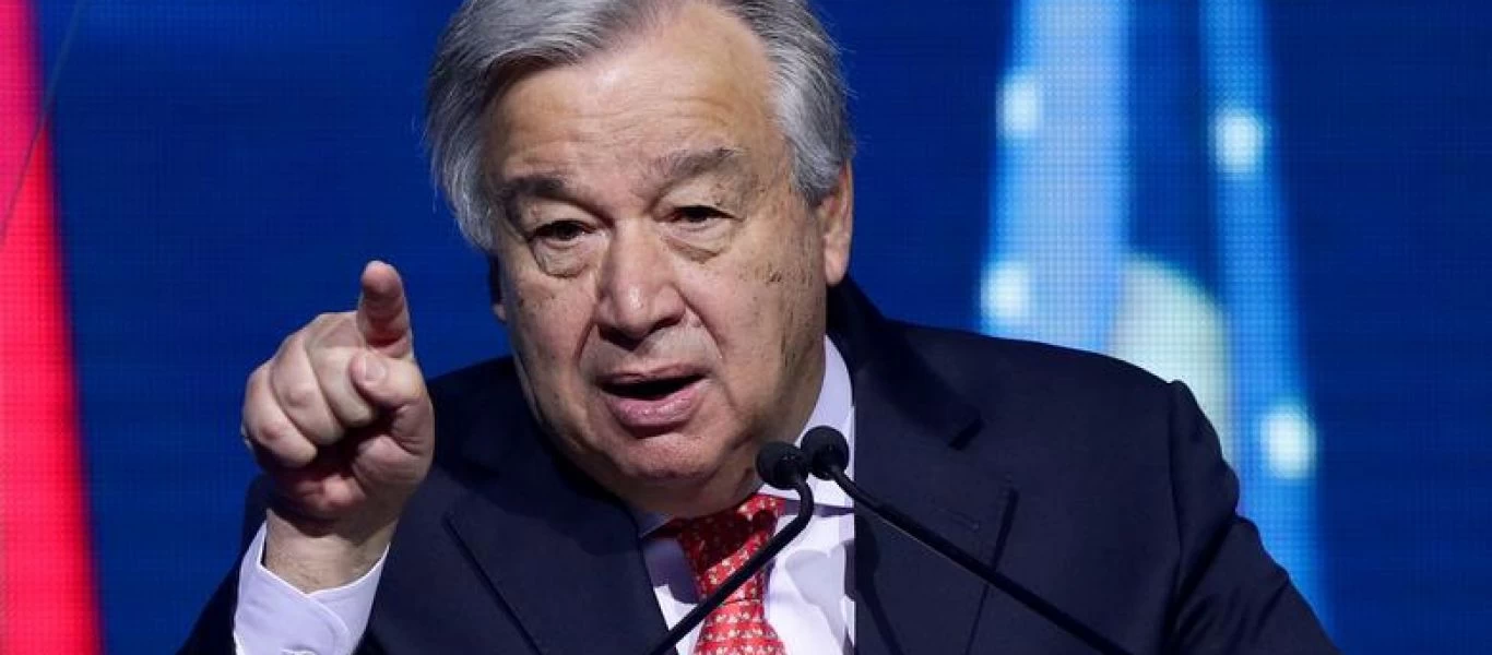 Α.Γκουτέρες: «Η εγκατάλειψη της διπλωματίας ισοδυναμεί με βουτιά στον γκρεμό»